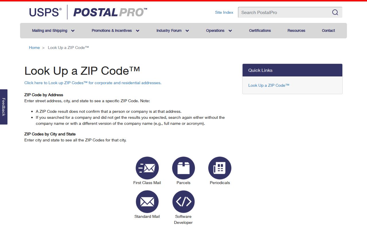 USPS ZIP Code Lookup guidance used for Ashland addresses